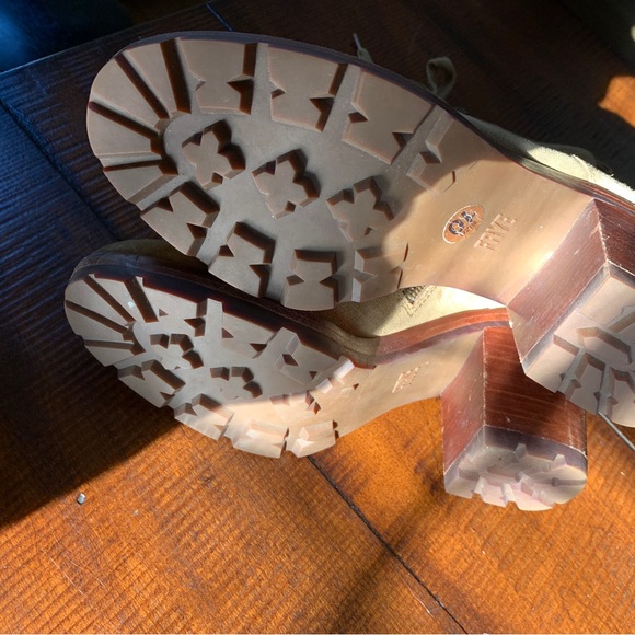 Frye Myra Lug Tan and Brown Boot - Picture 5 of 5